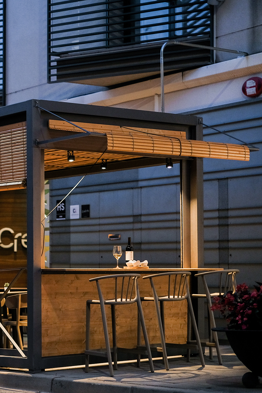 Terrassa Hostal La Creu 3