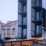 Terrassa Hostal La Creu 4